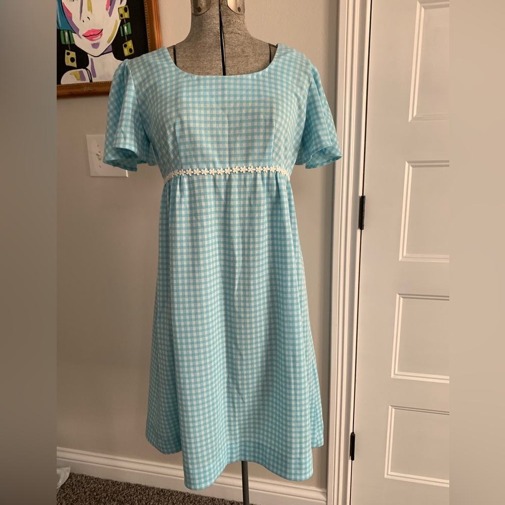 VTG Handmade Hippie Boho feee spirit mini dress Medium 70’s core